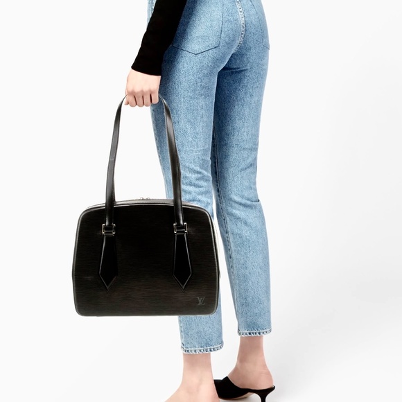 Louis Vuitton Epi Noir Voltaire Bag - Picture 2 of 13